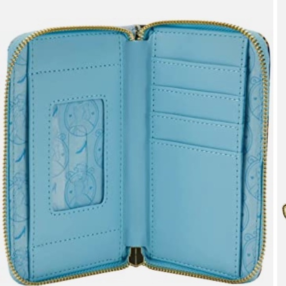 Loungefly x Disney Cinderella Mice Scenes Wallet Purse Bag NWT - Picture 8 of 14